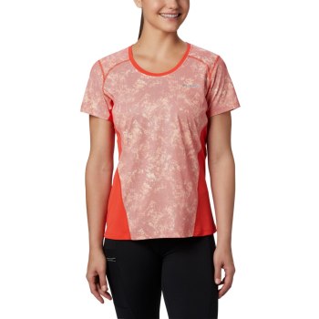 Columbia T-Shirt Dames, Solar Chill 2.0 Short Sleeve Rood, 28EVTUYGB